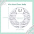 Baby Nest Designs Closet Dividers for Baby Clothes - 7X Size Age Dividers from Newborn Infant to 24 Months, Boho Baby