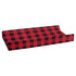 Woodland-Themed Baby Changing Pad Cover - Buffalo Plaid Design