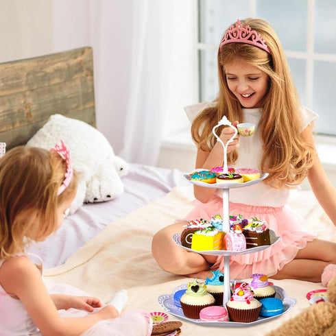 16 Chivao Pcs Fake Food Realistic Artificial Toy Donuts Cupcake Fake Slice Cake Artificial Simulation Macaron