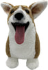 WOKI 20 Inch Corgi Dog Realistic Lifelike Louie Welsh Corgi Dog Plush Stuffed Animal Pet Dog Huggle Furry Corky