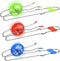 Retro Kids Light Up Gyro Wheel Set - Includes 3 10-Inch Track Twisters, Spinning and Light Combo, Ideal for Easter,