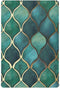 Haskirky Green Gold Scales Baby Crib Sheets for Boys Girls Soft Breathable Elasticity