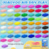 60 3-12 Ixiaoyoo Air Dry Clay for Kids, Colors Modeling Magic Clay, Safe & Non-Toxic, DIY Model Arts & Crafts Kit