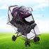 Fdit Clear Baby Stroller Rain Cover, Universal Waterproof PVC Ventilation Windproof Dust Weather Umbrella Pram Cover