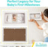 La Premura Baby Keepsake Hand Casting Kit with Shadow Box Frame - Plaster Hand Mold Baby Casting Kit for Infant Hand