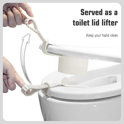 Doytn (1, 11.4x6.3inch) Toilet Pee Splash Guard Urine Deflector Blocks Leaks Center Strap with Built-in O-Ring |