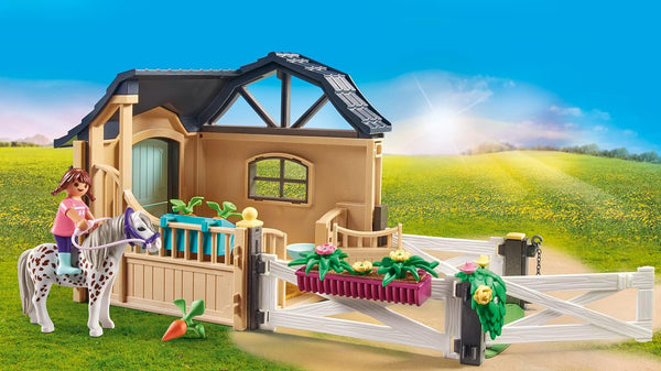 Playmobil Riding Stable Extension - Add-On for Playmobil Sets