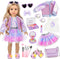 American 18 Inch Doll Makeup Accessories and Clothes Set Includes 18 Inch