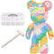 MIKIJOYS Bear Building Blocks with Organizer Bins (4500PCS), Fluorescent Bricks & Stroage Drawer,
