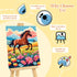 8-12 Decor(8x12 inch) Arttoplus Paint by Numbers Kit for Kids with Frame, Horse Paint by Numbers for Kids Ages
