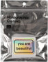 You Are Beautiful Holographic Sticker Pack, 50 Stickers