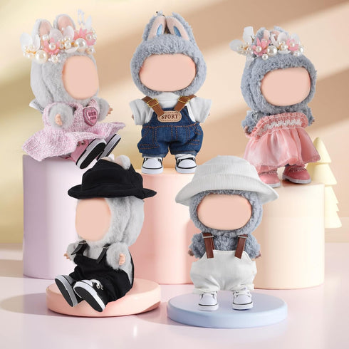 GDLSYLGHY 4-7In Elegant Doll Clothing for Labubu Accessories, Premium Doll Outfits for Dolls, Optimal for Dolls