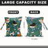 BQXH 2Pcs Cat Lover Gifts, Mushroom Cat Print Wet Bags, Wet Dry Bag Reusable Zipper Pouch for Swimsuit, Diapers, Beach