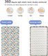 Girls,28 x52,Multicolor Race Car Themed Fitted Crib Sheet,Standard Crib Mattress Fitted Sheet Soft Polyester Toddler