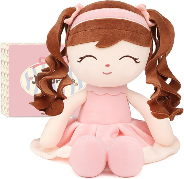Soft Baby Doll Toys 16inch, Baby Rag Doll for One Year Old