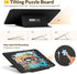 LOTMOFUN 1000 6 Puzzle Board for Pieces with Angle Adjustable Stand, Patented Lightweight Felt Jigsaw Puzzle Board