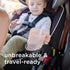 11 oz, 1 Olababy Clear Sense Silicone Tumbler with Handle & Straw Toddler & Kids Spill Proof Sippy Cup, Leak Resistant
