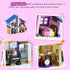 Set 1317 4 8-14+ HOGOKIDS Girls House Building with LED Light - PCS Friends Villa Block Toy with Car and Pool, Garden