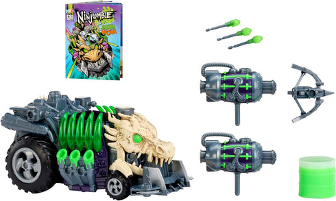 Ninjombie Prime Slime Dragon Vehicle, Boys Action Ninja Zombie Slime Action Figure