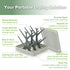 haakaa Portable Baby Bottle Drying Rack with Tray, Space Saving Bottle Drying Tree for Bottles/Pump