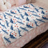 Watercolor Sea Shark Love Baby Blanket, Ocean Animals Hearts Flannel Soft Swaddle Receiving Blanket 30x40