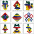 Pyramid Stacking Toy Building Blocks, 3D Puzzle Brain Teasers for Kids and Adults, Creative Preschool Learning