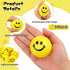 100 2 Inch Vinsot Pcs Stress Balls Bulk Smile Face Funny Stress Relief Balls Mini Foam Toys for Easter Basket Stuffers