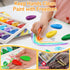 12 1-3, Four Candies Crayons for Kids Colors, Non Toxic Washable Crayons for Toddlers Unbreakable Easy-Grip Water-Drop