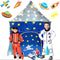 LimitlessFunN Rocket Ship Pop Up Kids Play Tent - Indoor Castle Playhouse with Star Lights & Carrying Case