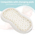 3 Pack Hombys Washable Baby Changing Pad Cover - Waterproof Muslin Changing Table Pad, - Cream White, Light Green