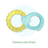 (4 Pack) green sprouts Cool Nature Teether | Soothes Gums & Promotes Healthy Oral Development | Safer Plastic Filled