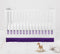Bacati - Mix N Match Ruffled Bottom Dots Crib Skirt (Purple)