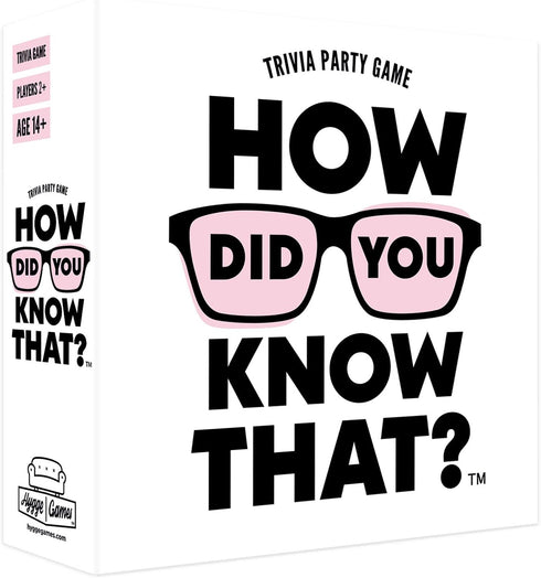 Trivia Party Game - Hygge Games How Did You Know That? in White