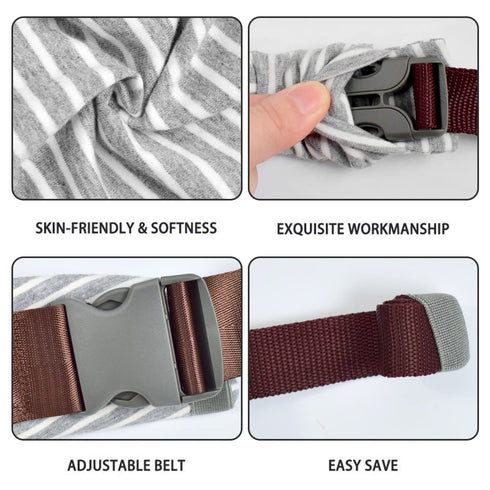 Baby Wraps Carrier Newborn to Toddler, Kangaroo Baby Easy Wearing Wrap, Adjustable Soft Baby Holder Front Chest Sling