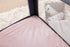 TL Care Heavenly Soft Chenille Fitted Pack N Play Sheet, 27" x 39", Warm and Cozy, Pink