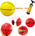 Dshengoo 12 Pcs 5 Inch Mini Basketballs, Colorful Rubber Inflatable Balls with Pump for Indoor Games