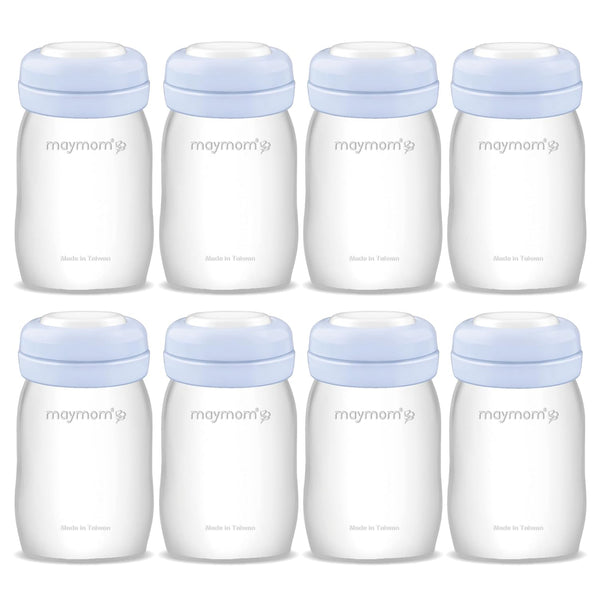 Maymom Wide Neck Breastmilk Collection n Storage Bottle 5.4 oz; Re-markable SureSeal