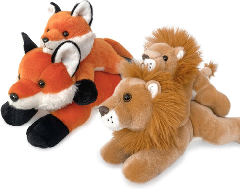 Hideekoog Kids,12 inch Lion Stuffed Animal for Realistic Animal Plush Toy Lying Down Posture Animals,Plush Cute Lion