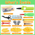 273 Set 4 5 6 Cardboard Cutting Tools for Kids, PCS Cardboard Construction Kit, Safe Kids Tool for Todder, Creative Toy