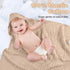 2-Pack, MUKIN Baby Hooded Towels, Muslin Cotton, for Newborn, Infant, Toddler and Kids (Dark Green,Khaki)