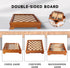 GSE Games & Sports Expert Wooden 7-in-1 Board Game Set - Chess, Checkers, Backgammon, and More