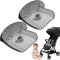 WAEKIYTL 2 Pack Winter Car Seat Protector for Potty Training Piddle Pads Waterproof