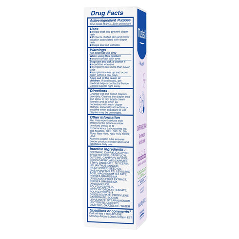 Mustela Baby Diaper Rash Cream 123 - Skin Protectant with Zinc Oxide, Fragrance Free, 98% Natural Ingredients
