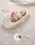 Blissful Diary Muslin Baby Changing Pad with Waterproof Lining Foam, Baby Changing Table Pad with Cover for Dressers