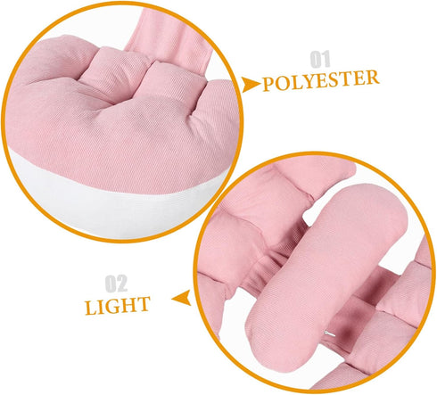 ERINGOGO Comfortable U-Shaped Pregnancy Pillow for Maternity Support Side Sleeping and Nursing Alleviates Back Pain