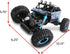 NKOK Mean Machines 1:16 RC Rock Crawler Venom, Blue, 2.4GHz, Pistol Grip Full Function Controller