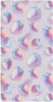 miaozhen Cotton Crib Sheets for Baby Boys Girls Soft Stretchy Hologram Strawberry Silver