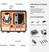 Mini 4 Pro/Mini 4 Waterproof Drone Carrying Case for DJI Mini4 Pro/Mini4 Fly More Combo, Hard Black Case Only