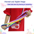 6 Pack (6) Sensory Chew Necklace for Boys and Girls, Stretch Chewing Necklaces for Kids with Autism ADHD SPD, Oral
