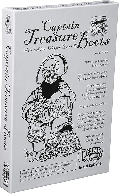 Captain Treasure Boots 2nd Edition Game